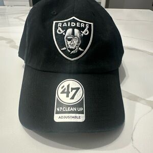 New 47 Brand X Zubaz NFL Las Vegas Raiders Zebra Print Adjustable Trucker Hat